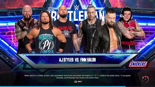 WWE 2k23 A J Styles vs Finn Balor