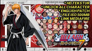 Bleach Heat The Soul 7 PPSSPP versi Japan mod English Patch + Unlock All Character