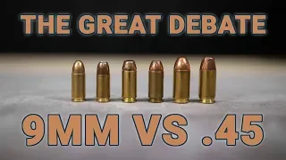 9mm vs .45 - why are people still debating this?