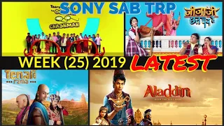 Sony sab all shows trp week 25/2019 (Bollywood spoiler)