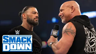 Goldberg tells Roman Reigns he’s the next Universal Champion: SmackDown, Feb. 18, 2022