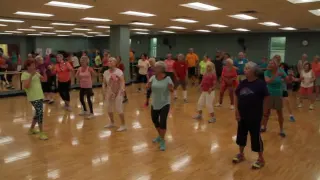 Senior silver sneaker class of 65-92 yr olds dance to JT's Can't Stop the Feeling!