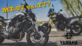 Should You Buy a Tenere 700 Over the MT-07?