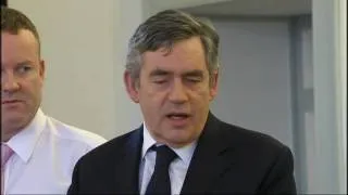 Gordon Brown thanks Cumbria emergency services