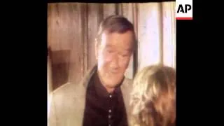 SYND 13-1-79 JOHN WAYNE GIVES AN INTERVIEW