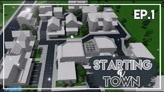 Starting a Town! (Exterior) | Town Builds #1 | Welcome to Bloxburg