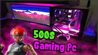 New Fortnite Budget Gaming PC $500 +  Click Keyboard and Soft Clicks [sMoOtH]