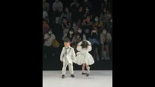 Funny kids ramp walk | They are adorable 😂😘 #shorts