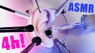 ASMR Ear to Ear Attention ONLY. 4 Hour Trigger Compilation. Intense Tingles. No Talking