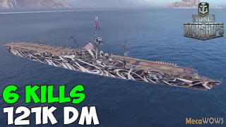 World of WarShips | Graf Zeppelin | 6 KILLS | 219K Damage - Replay Gameplay 1080p 60 fps