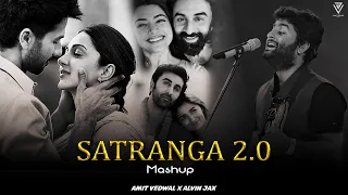 Satranga 2.0 Mashup | Kesariya | Tera Ban Jaunga | Alvin Jax | Amit Vedwal | Love Chillout Mashup |