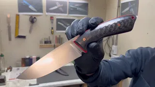 Нож Ручной Работы из стали Cromax PM