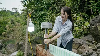 FULL: 30 Days The girl builds a complete wooden house. Alone Living off the grid | Thảo bushcraft