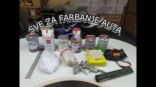 ŠTA JE POTREBNO ZA FARBANJE AUTA