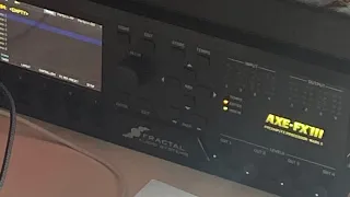 Axe-fx 3 preamp/fx processor mk2 by fractual Unboxing/out of the box play