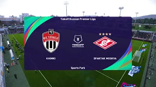 PES 2021 | Khimki vs Spartak Moscow - Russia Premier League | 17/10/2020 | 1080p 60FPS