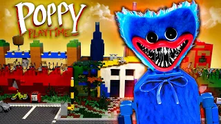 LEGO Poppy Playtime MOC: Toy Factory and Huggy-Wuggy