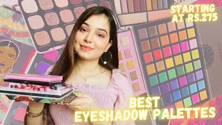 Top 5 Best Affordable Eyeshadow Palettes In India Starting At Rs.275 || Eyeshadow Swatches