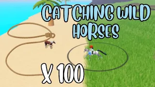 Catching *100* Wild Horses! | Wild Horse Islands