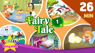 Level1 Stories - Fairy tale Compilation | 26 minutes English Stories (Reading Books)