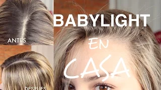 COMO HACER REFLEJOS/ BABYLIGHTS  EN CASA (fácil y económico)