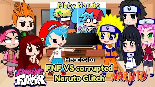 Friday Night Funkin | FNF Vs Corrupted Naruto Glitch Pibby mod | Gacha Club Mod FNF Reaction