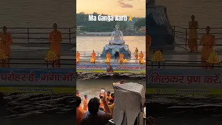 Ganga Ma Aarti at Parmarth Niketan,Rishikesh🙏 #rishikesh #ganga #gangaaarti #travel #jaimahakal