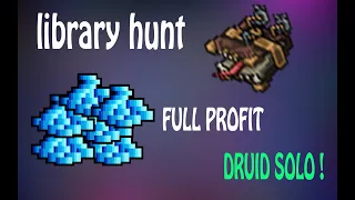 Hunt Libreria / Druid Solo / Full Profit