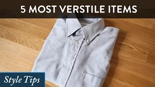 The 5 Most Versatile Clothing Items for a Man's Wardrobe