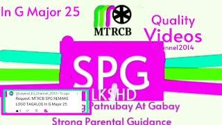 Requested:MTRCB SPG REMAKE LOGO TAGALOG In G Major 25