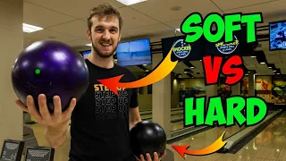 I Threw A SOFT ILLEGAL Bowling Ball Vs A HARD Legal Ball!!