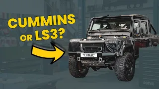 Cummins or Chevy LS3 for this Defender 110?? || Mahker Weekly EP096
