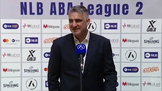 Post-game press conference (Cedevita Junior - Podgorica, 19.3.2024)