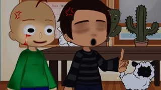 Baldi's Basics in Education and Learning meet stereotypes. |Gacha club | part 1