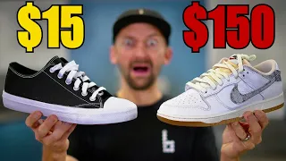 WALMART SHOES VS NIKE DUNKS GAME OF SKATE