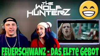 FEUERSCHWANZ - Das Elfte Gebot (Official Video)  Napalm Records | THE WOLF HUNTERZ Reactions