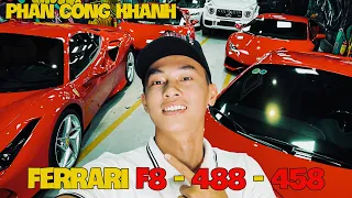 So Sánh Ferrari F8 Tributo - Ferrari 488 GTB - Ferrari 458 Spyder | Phan Công Khanh | K-Supper | 4K