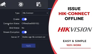 كيفية حل مشكلة Hik Connect دون اتصال - Hikvision