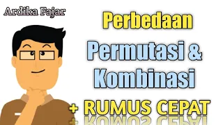 Perbedaan Permutasi Kombinasi + Rumus Cepat