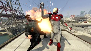 GTA V - Ragdolls And Fails Compilation V.4 ( Iron Man VS Thor / Fire And Explosions Fails )