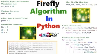 Firefly Algorithm In Python || Step-By-Step || ~xRay Pixy