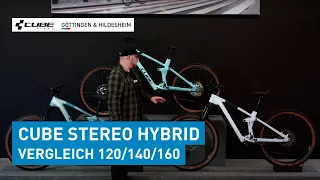 Ultimativer 2024  E-Bike-Vergleich: CUBE Stereo Hybrid 120 vs. 140 vs. 160 – Deine optimale Wahl? 🥇