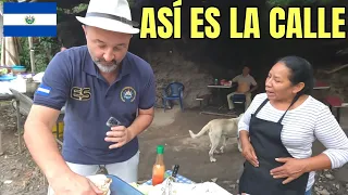 PROBANDO COMIDA CALLEJERA SALVADOREÑA | Me llevé unas cuántas sorpresas