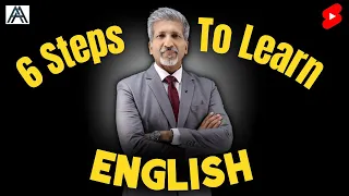 6 Steps to Learn English I #learnenglish #anuragthecoach #shorts