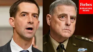 'Why Haven't You Resigned?': Tom Cotton Slams Mark Milley To His Face Over Afghanistan
