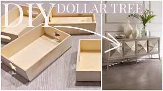 NEW DOLLAR TREE Wood Box MAKEOVER IDEAS TO TRANSFORM YOUR ENTRYWAY!