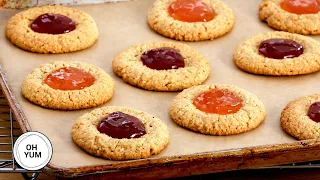 Professional Baker Teaches You How To Make ALMOND BUTTER COOKIES!