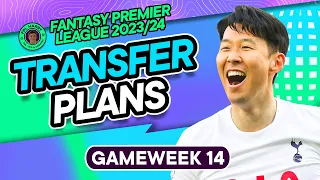 FPL GW14 TRANSFER PLANS | Time to sell SON? ❌ | Fantasy Premier League Tips 2023/24