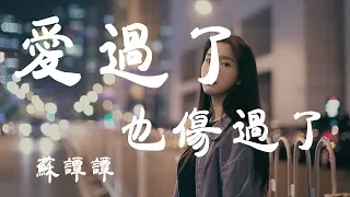 愛過了也傷過了 - 蘇譚譚 - 『超高无损音質』【動態歌詞Lyrics】