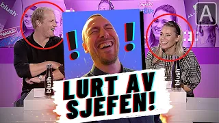 Sjefene pranker Erik Follestad og Ida Fladen som er vikarer i Panelet!